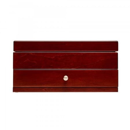 MELE & CO Mele & Co 00741S18 Brynn Wooden Jewelry Box with Florentine Marquetry Motif in Walnut Finish 00741S18